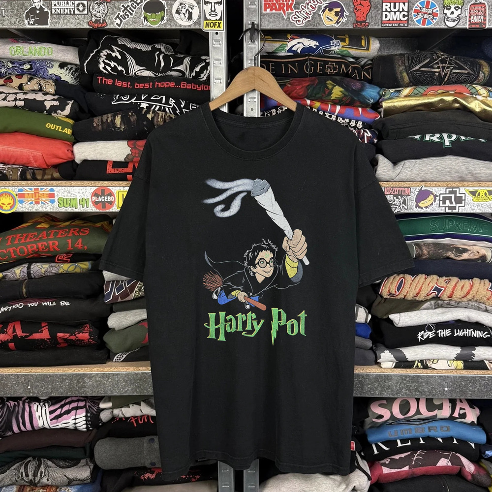 Rare Harry Pot , Black Tee